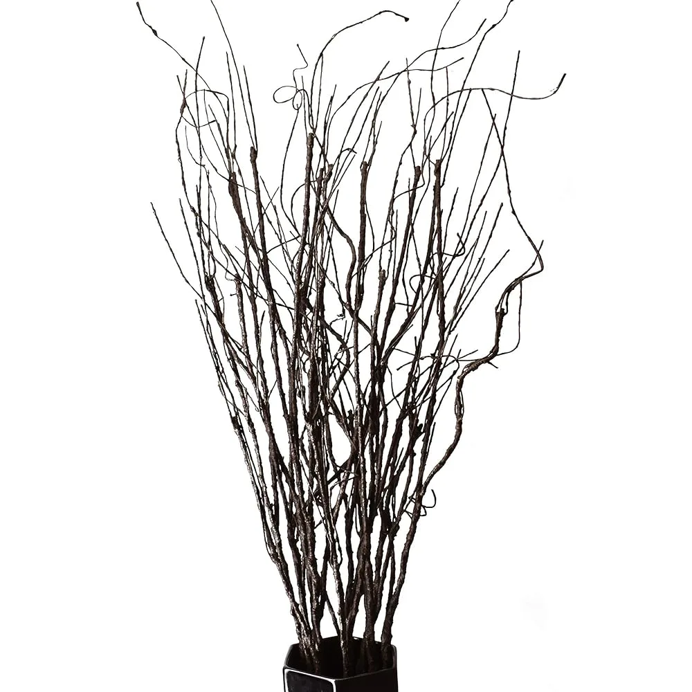 FeiLix 10PCS فروع شجرة الويلو الاصطناعية 30.7 إنش