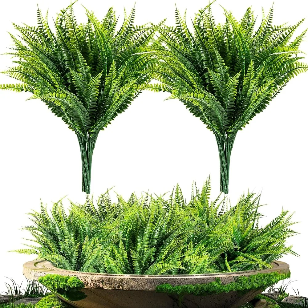 نباتات خضراء صناعية 10 قطع مقاومة UV – KASTWAVE