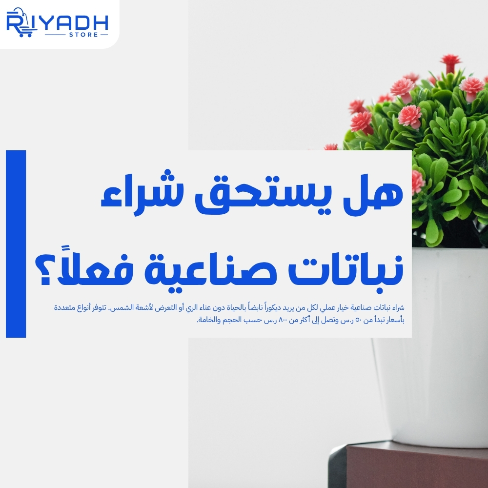 افضل طريقة لشراء نباتات صناعية أنيقة للمنزل بالسعودية ٢٠٢٦